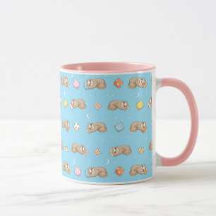 Sleepy Time Sloth Pattern Mug