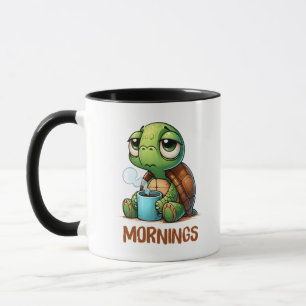 Sleepy Turtle Mornings Mug