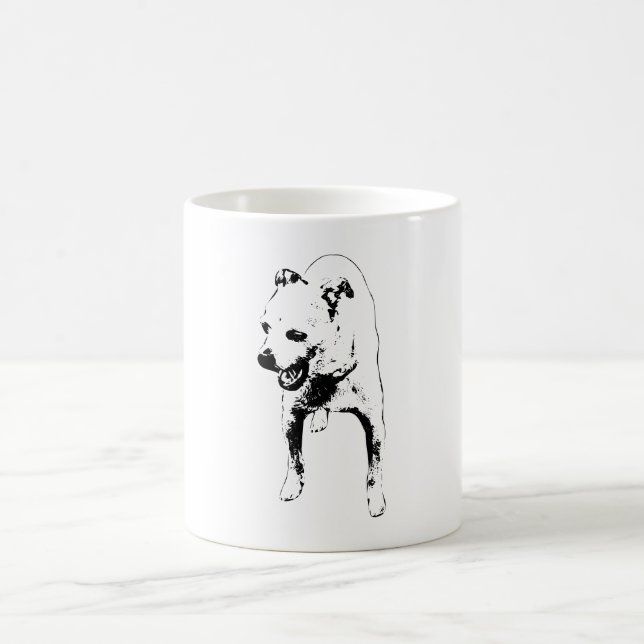 Sleepy Yawn in Harvest Glow Coffee Mug (Center)