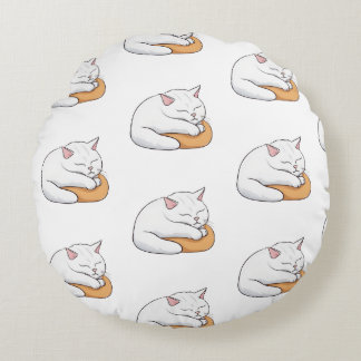 Sleepycat Round Pillow