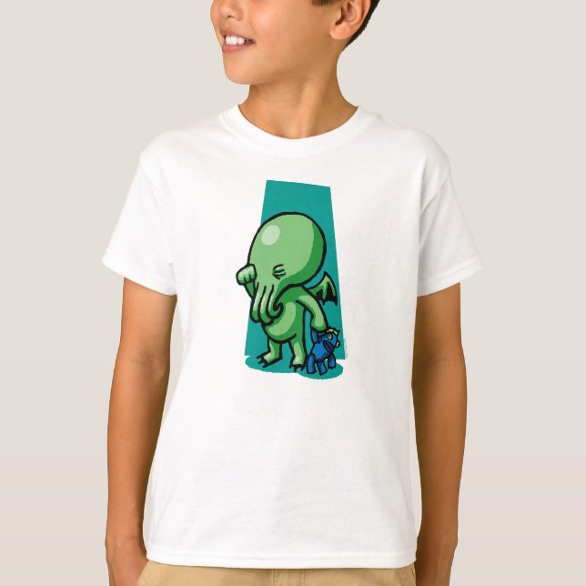 Sleepytime Cthulhu badine le T-shirt (Devant)