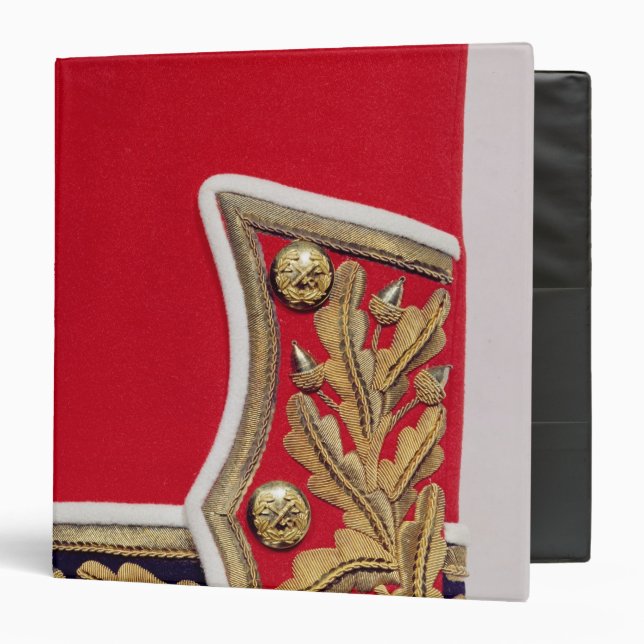 Sleeve detail of a British Army Uniform Binder (Front/Inside)