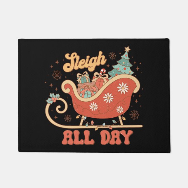 Sleigh All Day Doormat (Front)