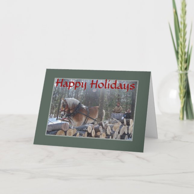 SLEIGH BELLS RING Christmas Card (Front)