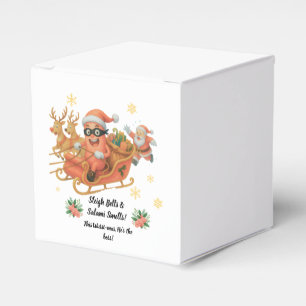 Sleigh Bells & Salami Smells! Favor Box