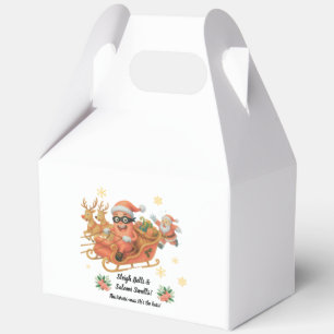 Sleigh Bells & Salami Smells! Favor Box