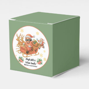 Sleigh Bells & Salami Smells! Favor Box