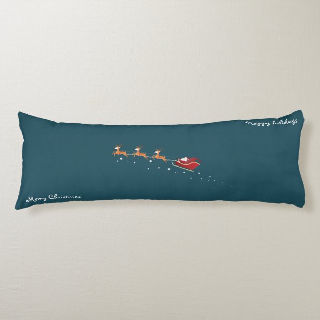Sleigh Body Pillow (Front)