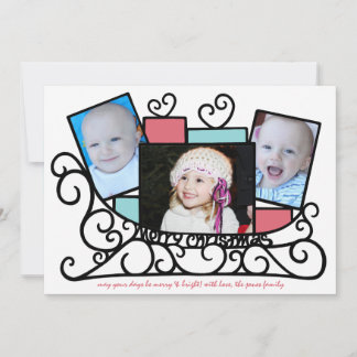 Sleigh Full Of Love Holiday Photo Card