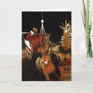 Sleigh Ride Christmas Holiday Card