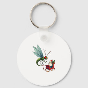 Sleigh Ride Dragonfly Keychain