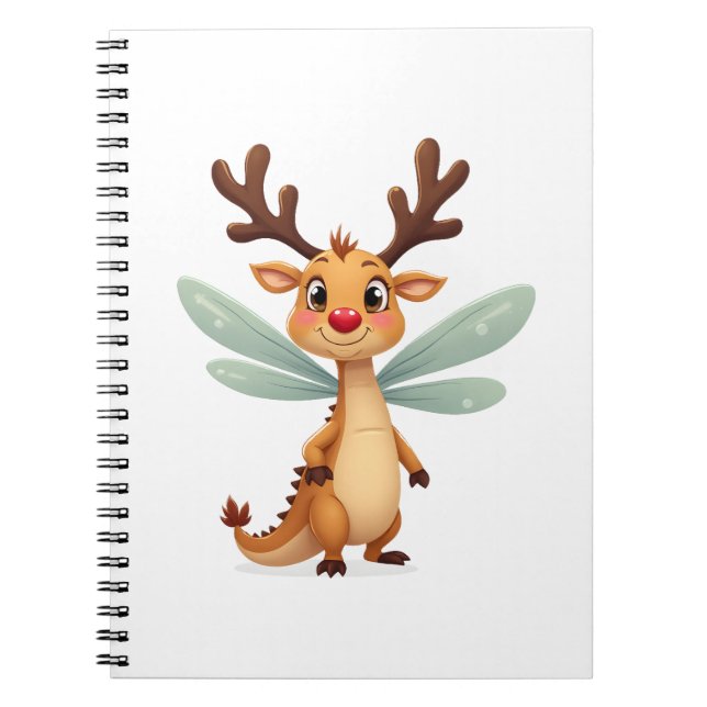 Sleigh Ride Dragonfly Notebook (Front)