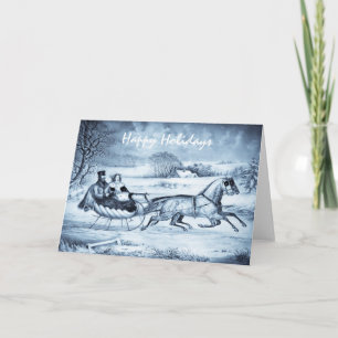 Sleigh RIde greeting card