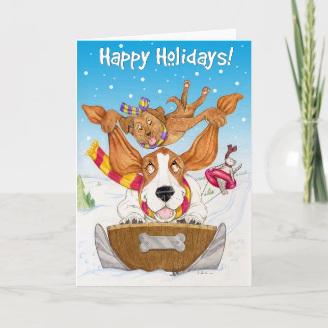 Sleigh Ride Holiday Card (Front)
