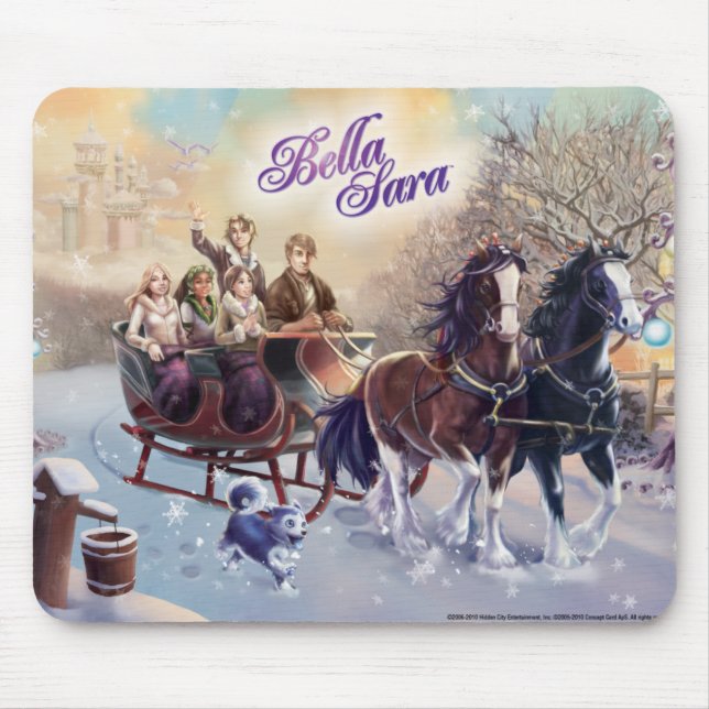 Sleigh Ride Mouse Pad (Front)