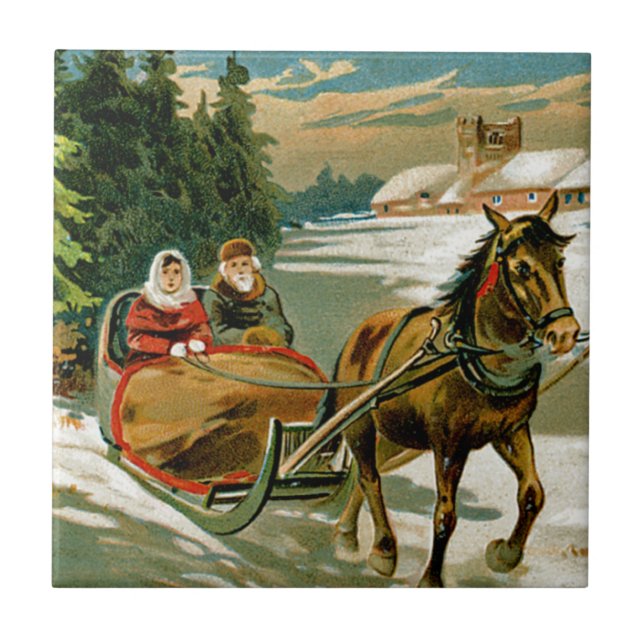 Sleigh Ride Tile (Front)