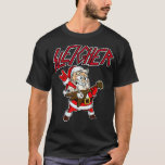 Sleigher Santa Claus Metal Christmas funny Hail Sa T-Shirt<br><div class="desc">Sleigher Santa Claus Metal Christmas funny Hail Santa  .Check out our Christmas t shirt selection for the very best in unique or custom,  handmade pieces from our clothing shops.</div>