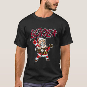 Sleigher Santa Claus Metal Christmas Funny Hail Sa T-Shirt