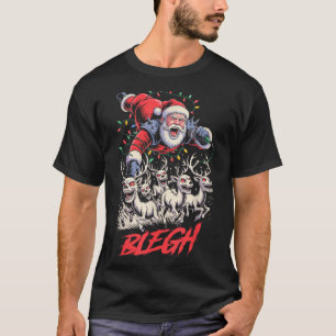 Sleighing In The T Metal Blegh Christmas  T-Shirt