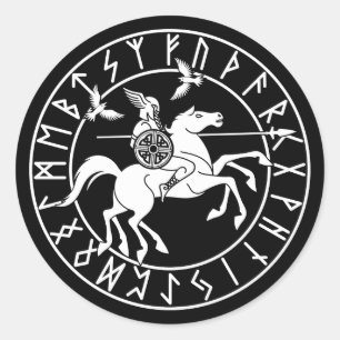 Sleipnir    Norse mythology Classic Round Sticker