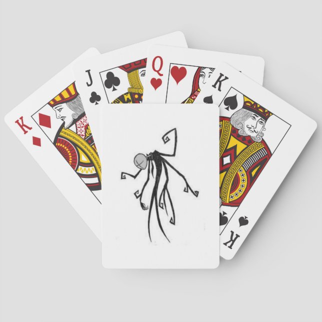 slender deck playing cards (Back)