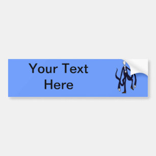 Slender Man - Book of Monsters Halloween Bumper Sticker