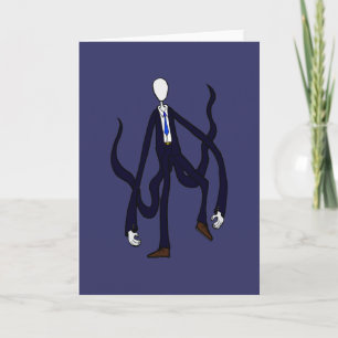 Slender Man - Book of Monsters Halloween Card