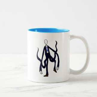 Slender Man - Book of Monsters Halloween Two-Tone Coffee Mug