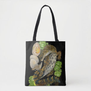 Slender Snouted Crocodile Tote Bag