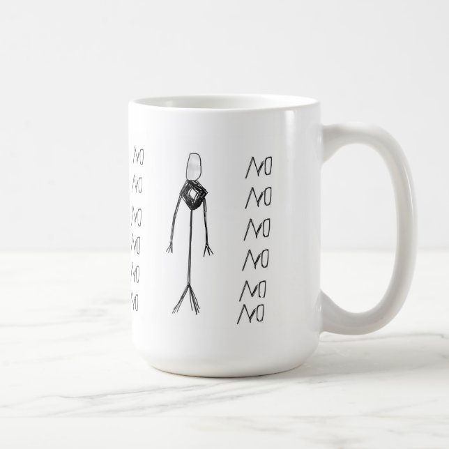 Slenderman Mug No Paper (Right)
