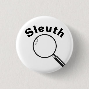 Sleuth 1 Inch Round Button