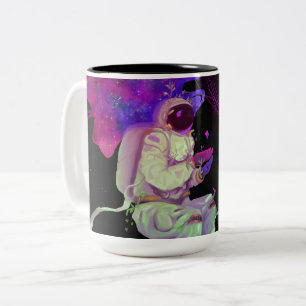 SLF Cosmic Swimmer - Bala - Two-Tone Coffee Mug