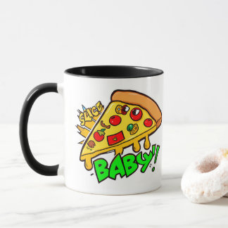 Slice Baby | Funny Pizza Pop Culture Design Mug