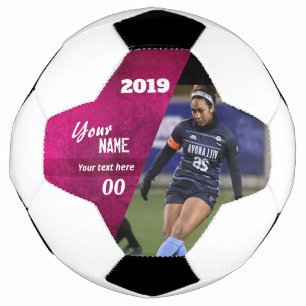 Slice Custom Soccer Ball Pink