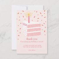 Slice of Birthday Cake Flat