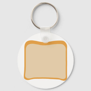 slice of bread icon keychain