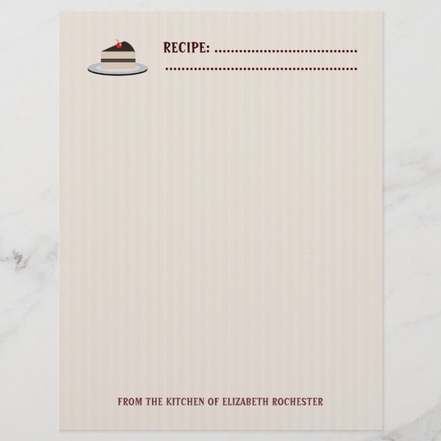 Slice of Cake Flyer (Front)