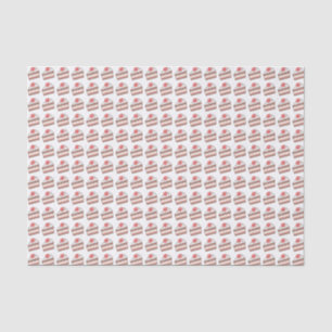 Slice of Cake Pattern Pink Tissue Paper