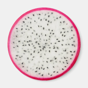 Slice of dragon fruit magnet