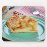 Slice of fresh baked apple pie on plate mouse pad<br><div class="desc">Asset ID: 97578654 / Lilli Day / Slice of fresh baked apple pie on plate</div>