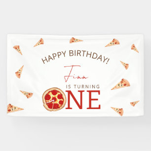 Slice Of Fun 1st Birthday  Banner