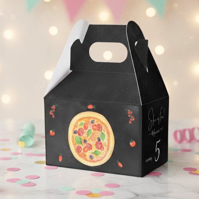 Slice of fun, pizza birthday favor box (Creator Uploaded)