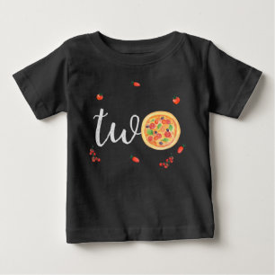 Slice of fun, second birthday baby T-Shirt