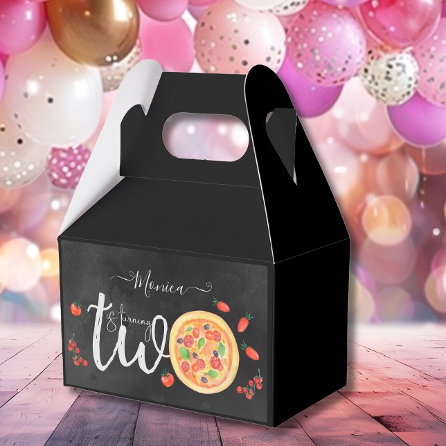 Slice of fun, second birthday favor box (Creator Uploaded)