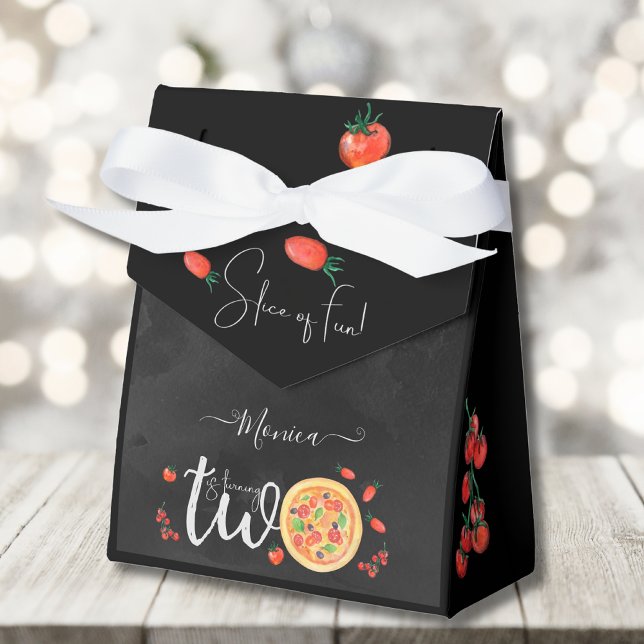 Slice of fun, second birthday favor box (Creator Uploaded)