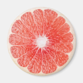 Slice of grapefruit magnet