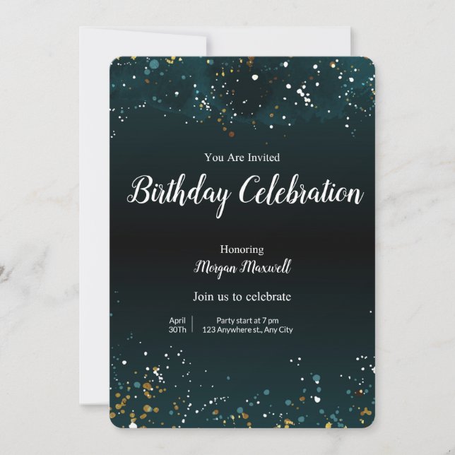 Slice of Happiness : Carte d'anniversaire à thème  (Devant)