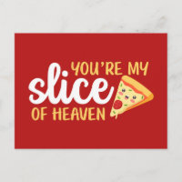 Slice of Heaven Cute Pizza Funny Valentine's Day
