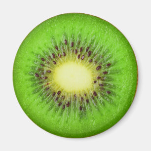 Slice of kiwi magnet