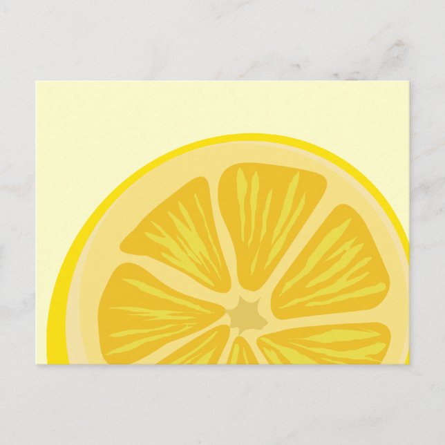 Slice of Lemon Postcard (Front)